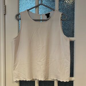Ann Taylor Scallop Tank